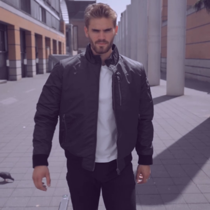 Speedster Messer-Schutz-Jacke, Modellansicht
